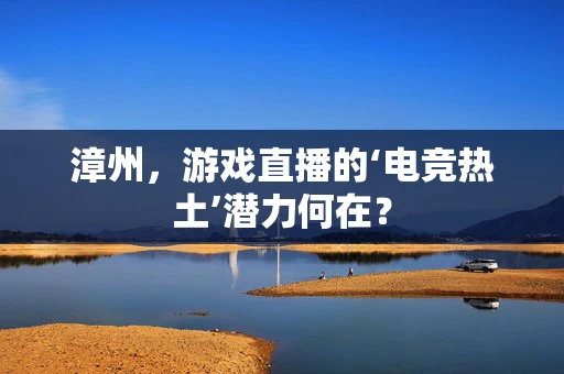 漳州，游戏直播的‘电竞热土’潜力何在？