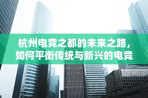 杭州电竞之都的未来之路，如何平衡传统与新兴的电竞文化？