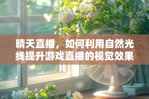晴天直播，如何利用自然光线提升游戏直播的视觉效果？