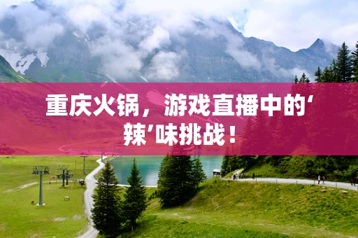 重庆火锅，游戏直播中的‘辣’味挑战！