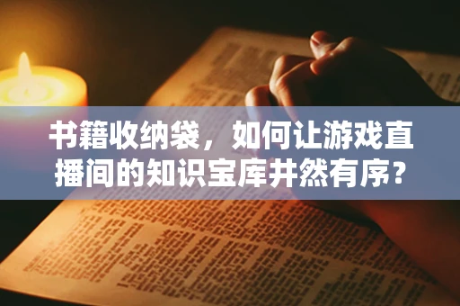 书籍收纳袋，如何让游戏直播间的知识宝库井然有序？