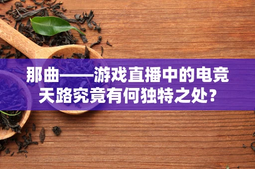 那曲——游戏直播中的电竞天路究竟有何独特之处？