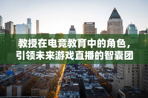 教授在电竞教育中的角色，引领未来游戏直播的智囊团？