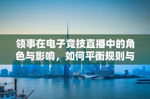 领事在电子竞技直播中的角色与影响，如何平衡规则与激情？