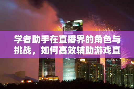学者助手在直播界的角色与挑战，如何高效辅助游戏直播的学术研究？