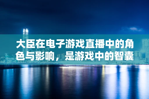 大臣在电子游戏直播中的角色与影响，是游戏中的智囊，还是观众眼中的‘幕后英雄’？