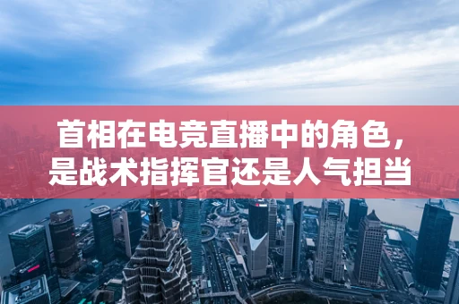 首相在电竞直播中的角色，是战术指挥官还是人气担当？