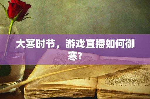 大寒时节，游戏直播如何御寒?