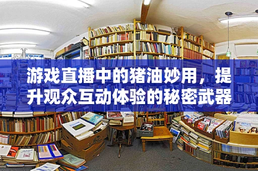 游戏直播中的猪油妙用，提升观众互动体验的秘密武器？