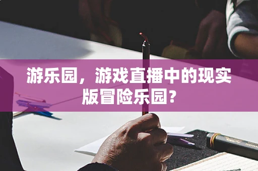游乐园，游戏直播中的现实版冒险乐园？