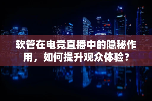 软管在电竞直播中的隐秘作用，如何提升观众体验？