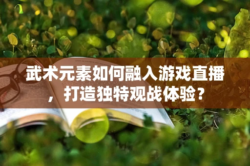 武术元素如何融入游戏直播，打造独特观战体验？