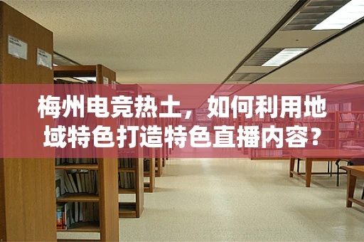 梅州电竞热土，如何利用地域特色打造特色直播内容？