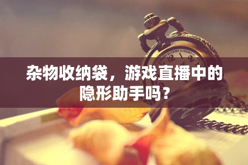 杂物收纳袋，游戏直播中的隐形助手吗？