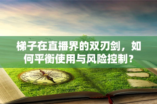 梯子在直播界的双刃剑，如何平衡使用与风险控制？