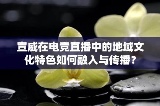宣威在电竞直播中的地域文化特色如何融入与传播？