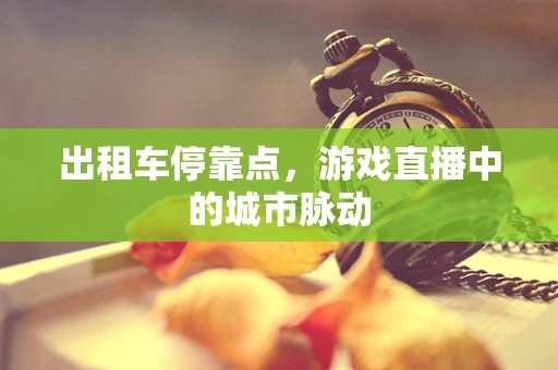出租车停靠点，游戏直播中的城市脉动