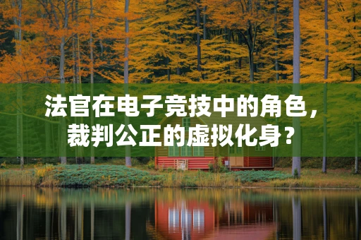 法官在电子竞技中的角色，裁判公正的虚拟化身？