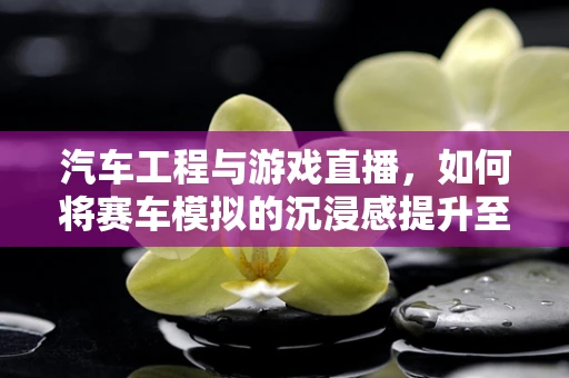 汽车工程与游戏直播，如何将赛车模拟的沉浸感提升至新高度？