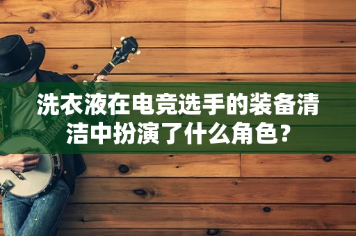 洗衣液在电竞选手的装备清洁中扮演了什么角色？