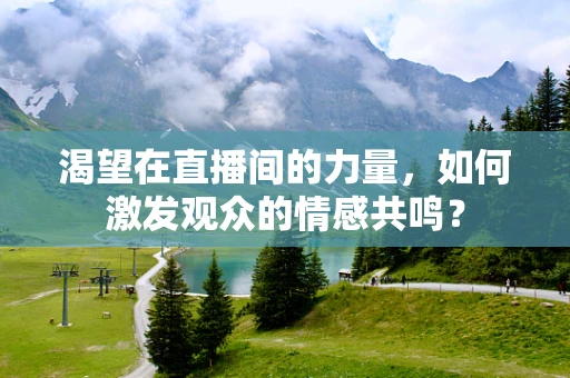 渴望在直播间的力量，如何激发观众的情感共鸣？