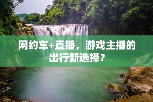 网约车+直播，游戏主播的出行新选择？