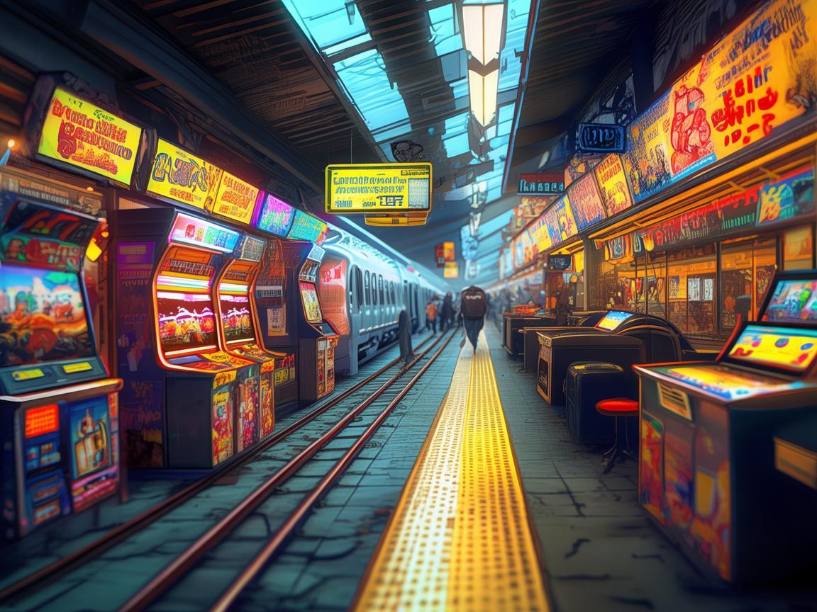 火车站站台，游戏直播中的‘黄金地段’？