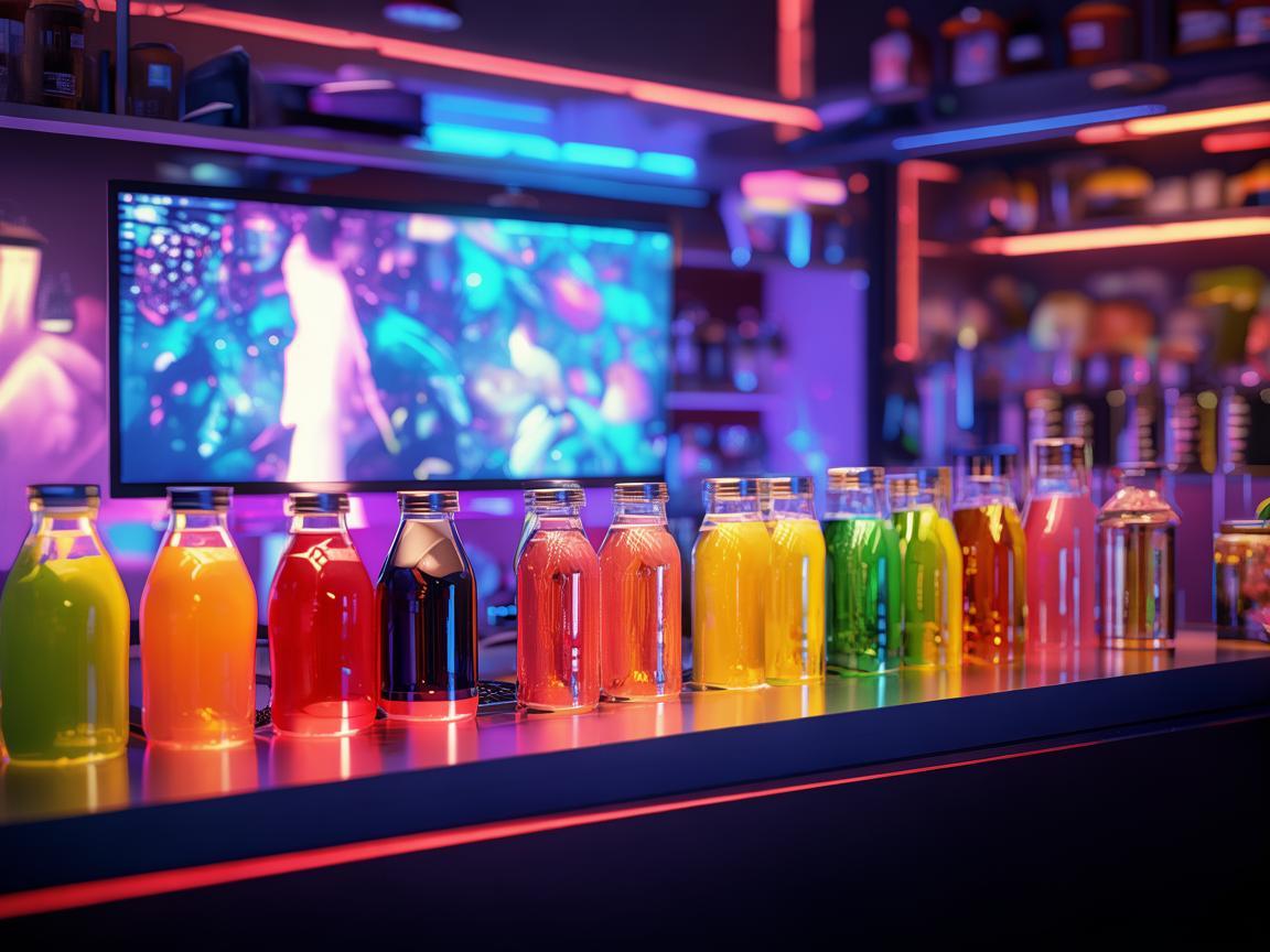 果汁，游戏直播中的能量补给站？