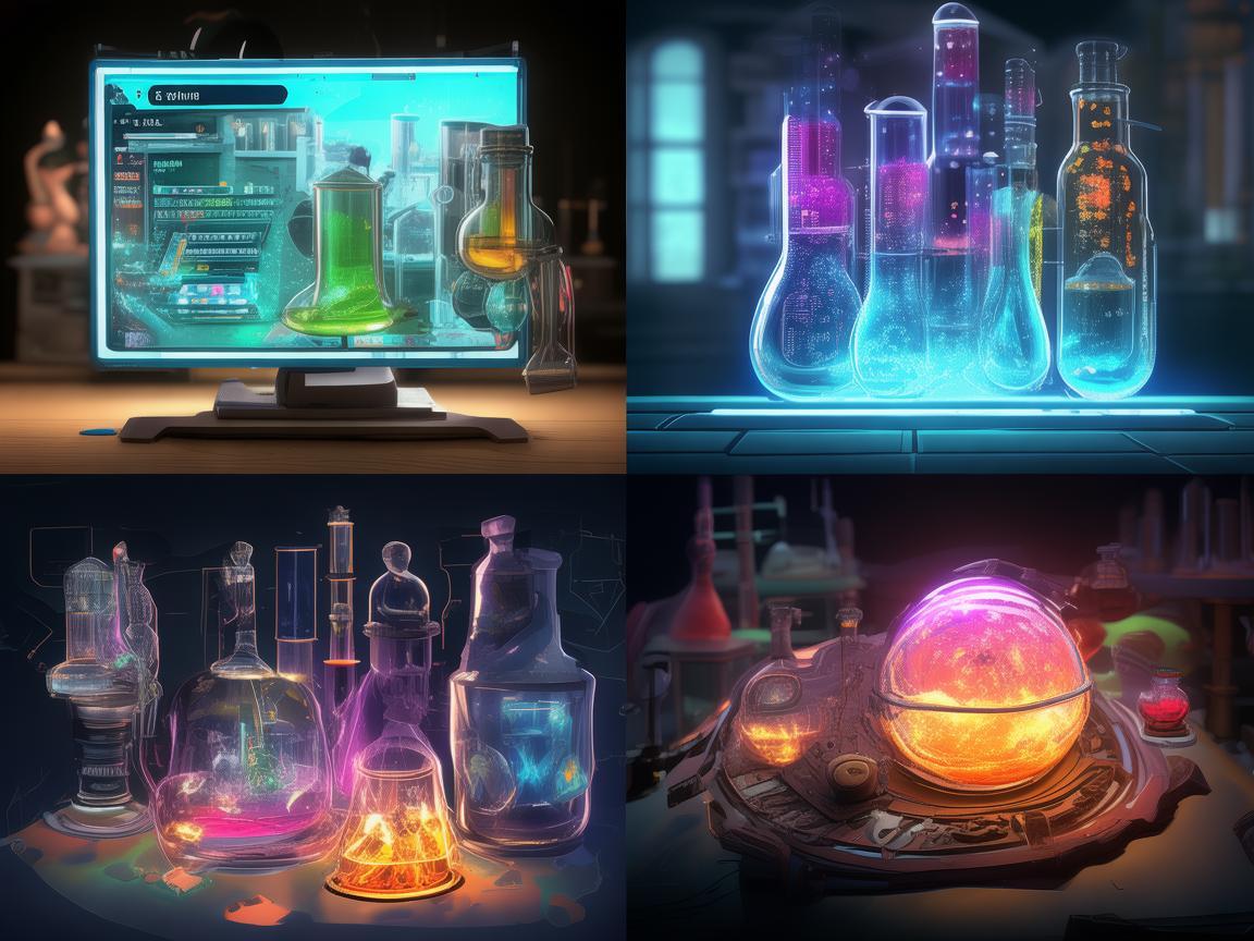 直播中的化学奇缘，游戏道具背后的科学秘密