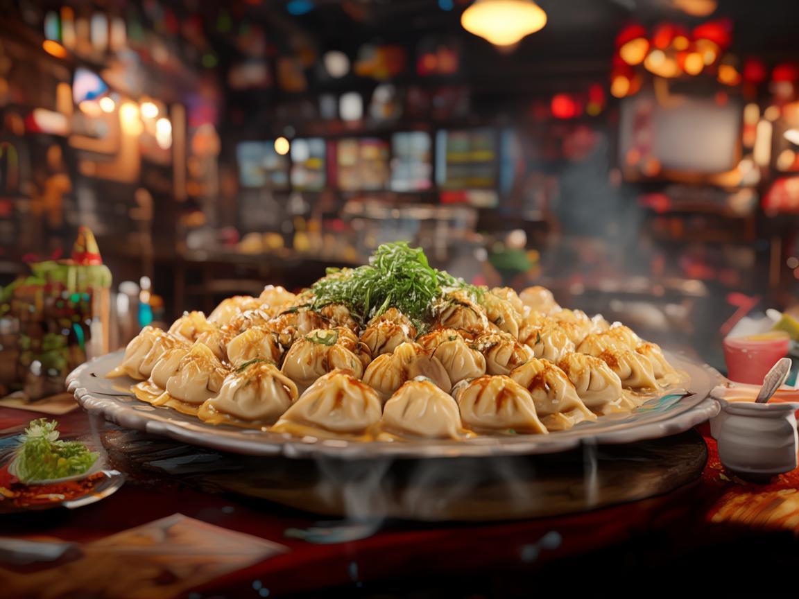 饺子，游戏直播中的美食文化融合