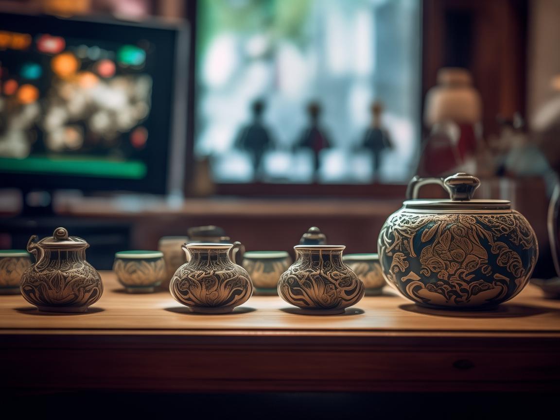 茶具，游戏直播中的文化点缀，如何巧妙融入？